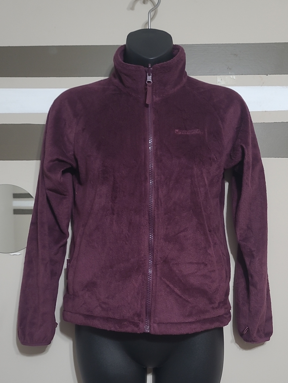 ⭐️ Mountain Warehouse Plush Plum Fleece Full‑Zip Teddy Jacket Youth 11 - 12